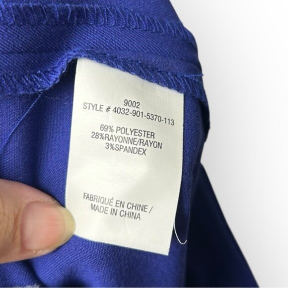 Laura Petites Cobalt Blue Trousers 10 - Picture 6 of 6